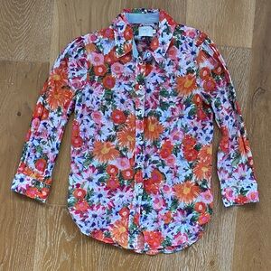 Anthropologie HD in Paris Hanalei Floral Button Down Shirt